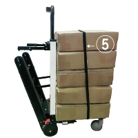 荷物用可搬型昇降機ボギー荷物結束ベルト